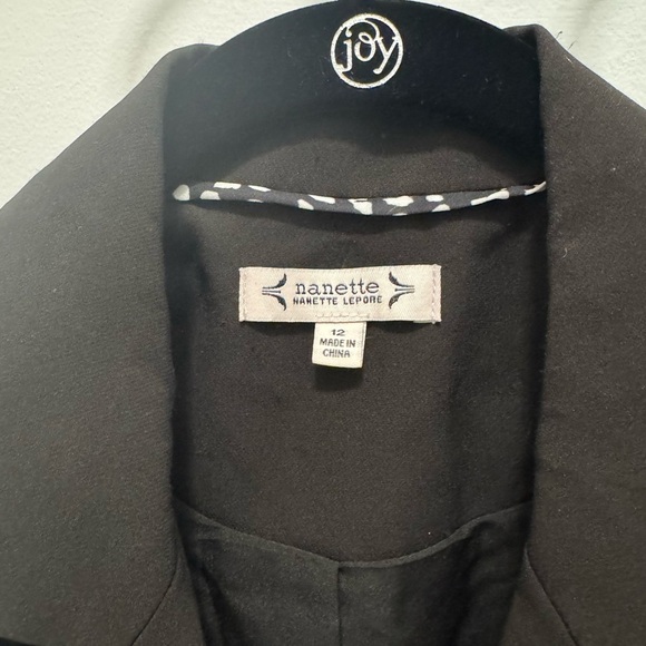 Nanette Lepore Black Gold Button Blazer Classic Double Breasted Office Jacket 12 - Picture 4 of 12